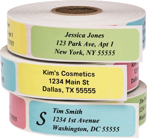 vinyl return address labels.